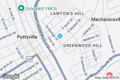 Map image of the property - 405 E Market St