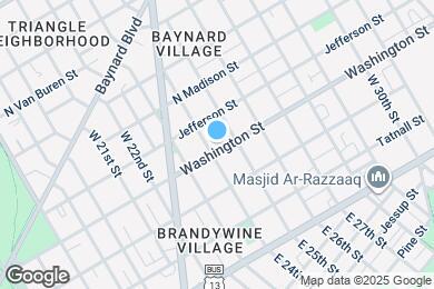 Map image of the property - 2407 Washington St