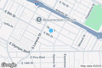 Map image of the property - 3443 E 8th St