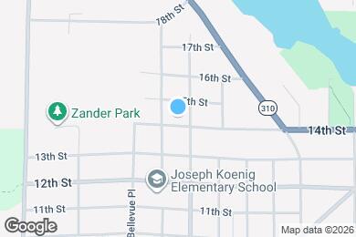 Map image of the property - 2508 14th St