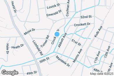 Map image of the property - 788 Crockett Dr