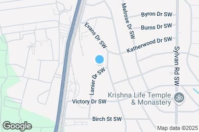 Map image of the property - 1681 Lanier Dr SW