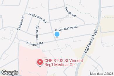 Map image of the property - 1511 Don Gaspar Ave