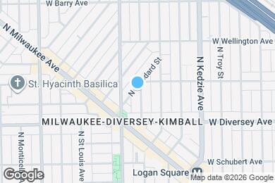 Map image of the property - 2846 N Christiana Ave