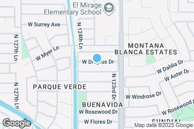 Map image of the property - 12345 W Dreyfus Dr