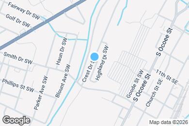 Map image of the property - 689 Highland Dr SW