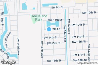 Map image of the property - 14581 SW 13th Ter
