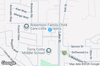 Map image of the property - 14830 Hidden Palm Ct