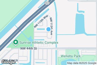 Map image of the property - 4580 NW 113th Terrace