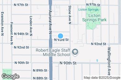 Map image of the property - 1131 N 93rd St