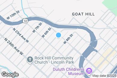 Map image of the property - 2108 W 5th St
