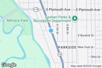 Map image of the property - 1107 S Main St