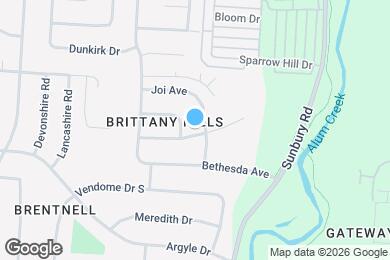 Map image of the property - 2526 Queenswood Dr