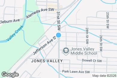 Map image of the property - 1838 31st St SW