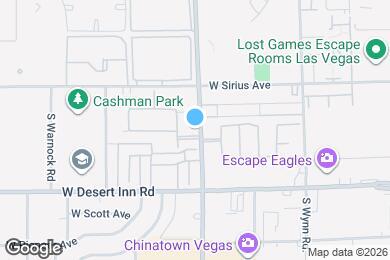 Map image of the property - 3181 Arville St