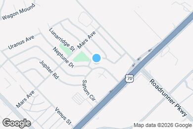 Map image of the property - 2357 Saturn Cir