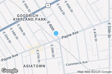 Map image of the property - 1668 E 40th St