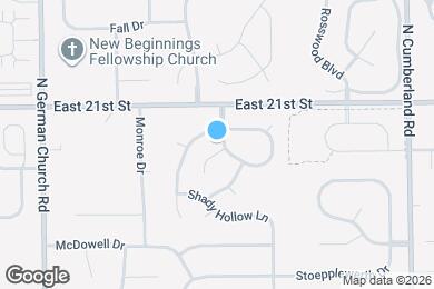 Map image of the property - 2022 Twin Leaf Ct