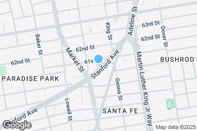 Map image of the property - 864 Stanford Ave