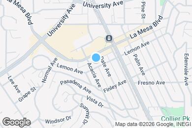 Map image of the property - 8150 Lemon Ave