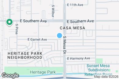 Map image of the property - 1319 S Pomeroy