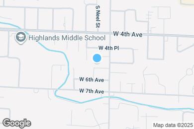 Map image of the property - 3704 W 5th Ct