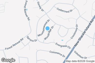 Map image of the property - 114 Woodridge Dr