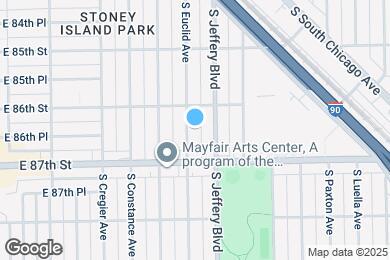 Map image of the property - 8625 S Euclid Ave