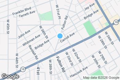Map image of the property - 1913 Fulton Rd