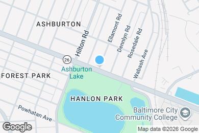 Map image of the property - 3300 Liberty Heights Ave