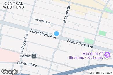 Map image of the property - 4100 Forest Park Ave