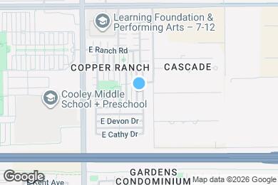 Map image of the property - 1039 S Deerfield Ln