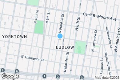 Map image of the property - 1443 N Franklin St