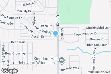 Map image of the property - 1633 Mockingbird Ln