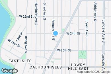Map image of the property - 2409 Fremont Ave S