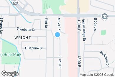 Map image of the property - 1204 E 9520 S