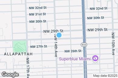 Map image of the property - 1388 NW 28th St