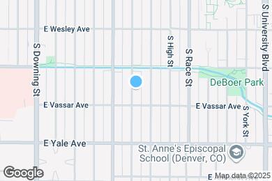 Map image of the property - 2558 S Gilpin St
