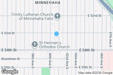 Map image of the property - 5312 41st Ave S
