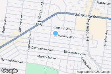 Map image of the property - 6364 Sutherland Ave