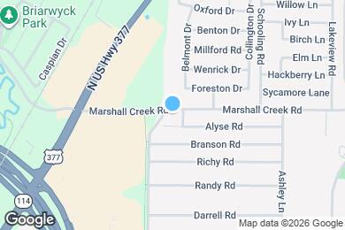 Map image of the property - 307 Marshall Creek Rd