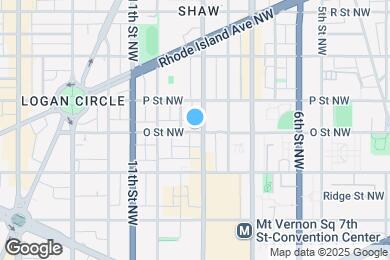 Map image of the property - 909 O St NW