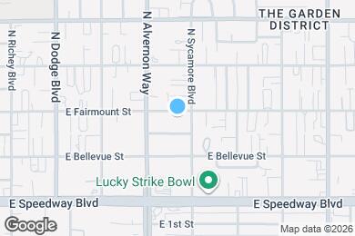Map image of the property - 3950 E Fairmount St