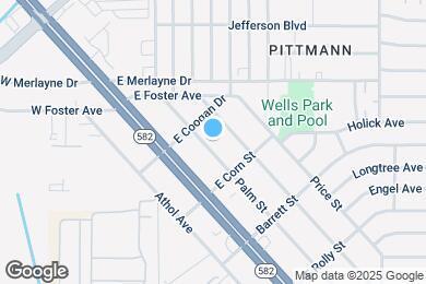 Map image of the property - 1628 Palm St