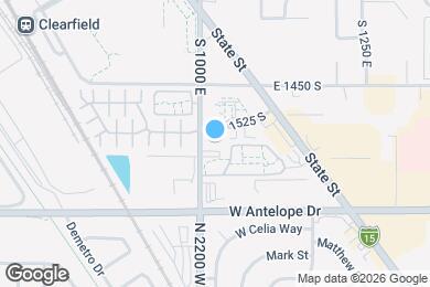 Map image of the property - 1583 S 1000 E