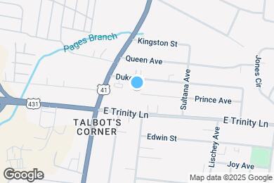 Map image of the property - 201 Prince Ave