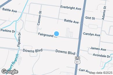 Map image of the property - 207 Fairground St