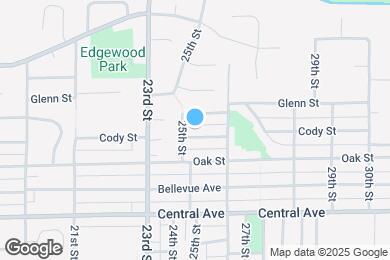 Map image of the property - 2516 Cody St