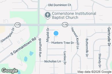 Map image of the property - 4746 Greybriar Dr