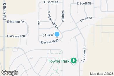 Map image of the property - 8714 E Wassall St